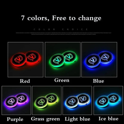 Renkli Akıllı LED Arabalı İçecek Altlığı™