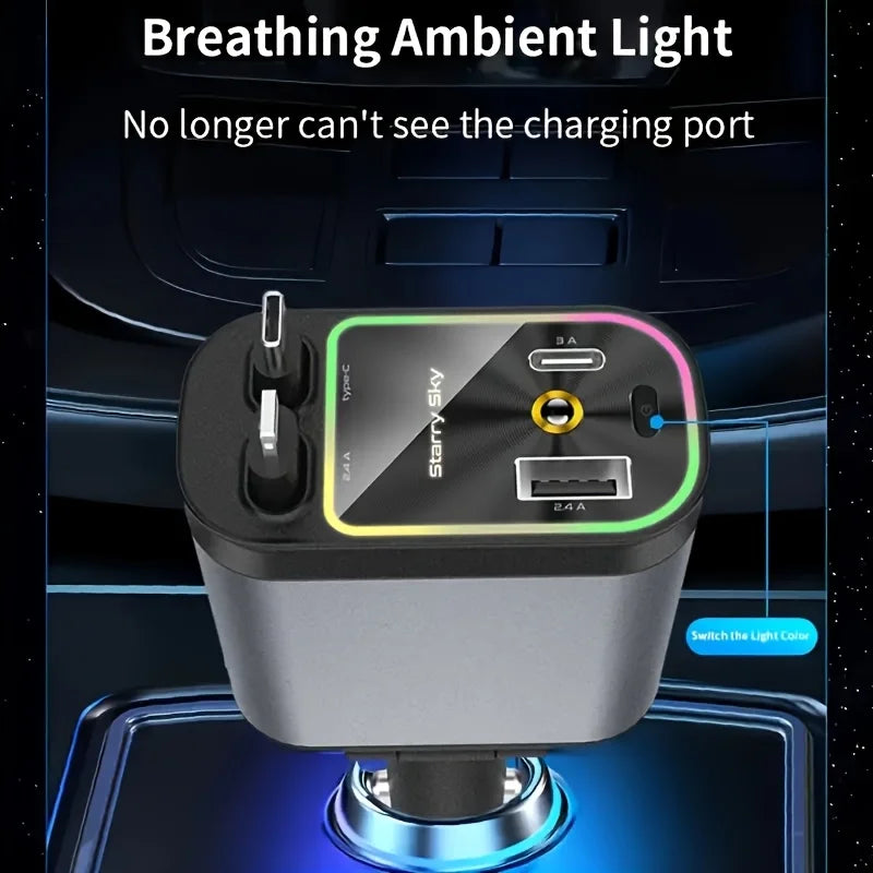 Premium 4-in-1 Car Charger™